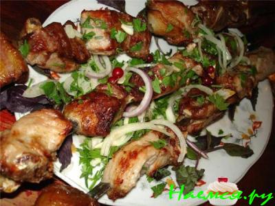 Шашлык из баранины по-азербайджански