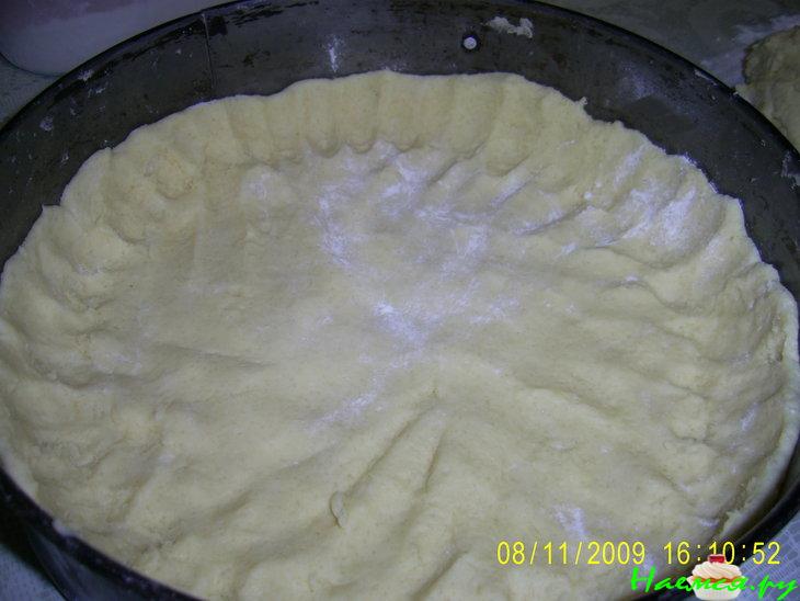 Песочный пирог с лимонной начинкой Песочный пирог с лимонной начинкой