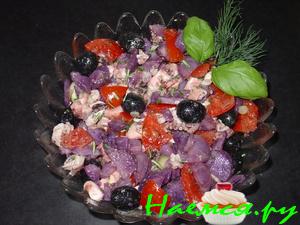 Салат из осьминога