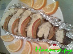 Апельсиновая рыбка запечённая