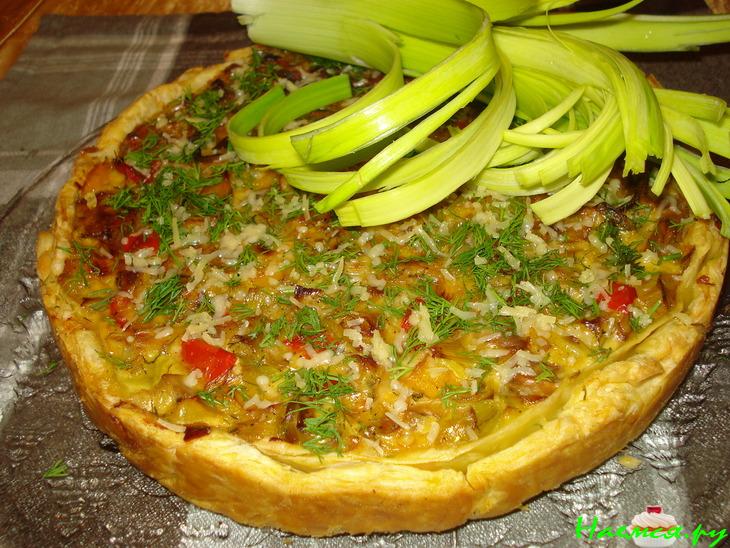 Прасопита /пирог с луком латук/