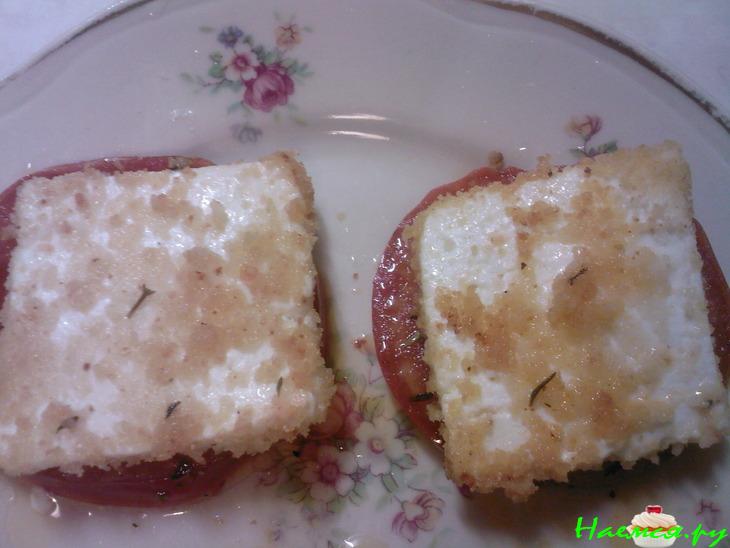 Сырно-овощные башенки