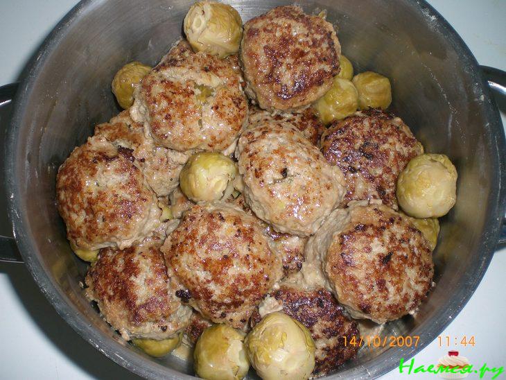 Котлетки с Rosenkohl (брюссельской капустой)