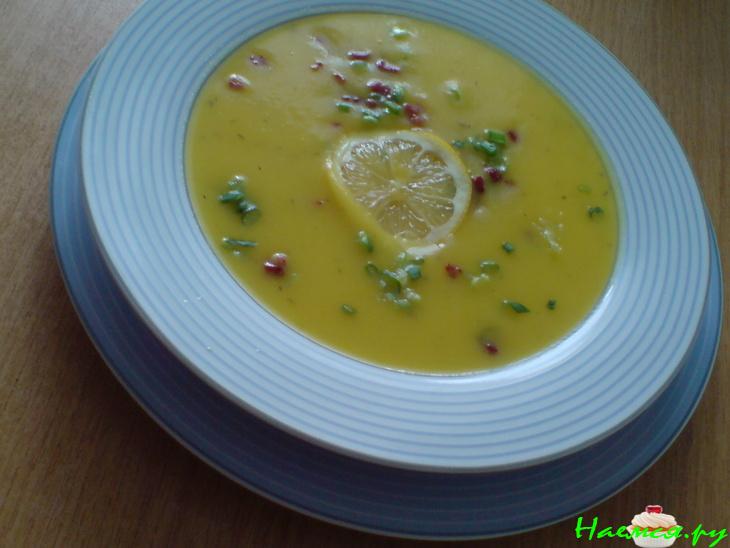 Крем-суп из жёлтой паприки Крем-суп из жёлтой паприки