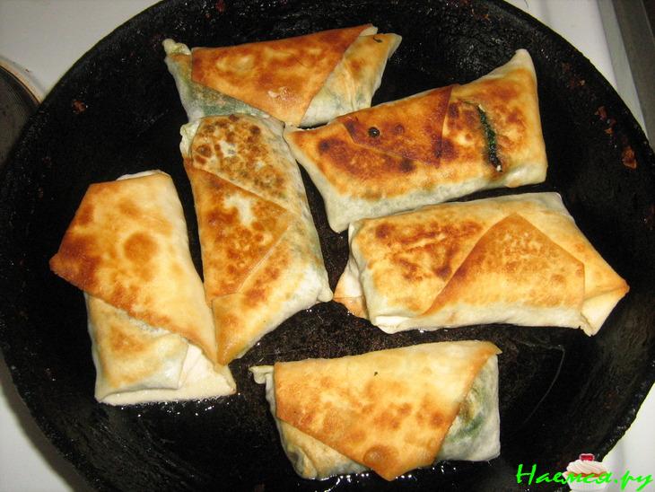 Лаваш с яйцом и шпинатом