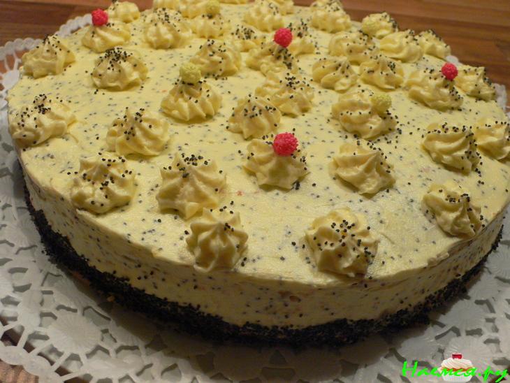 Торт песочный с маковым кремом Торт песочный с маковым кремом