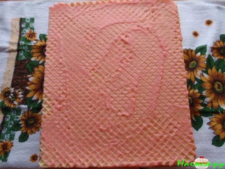 Вафельные пирожные с желе