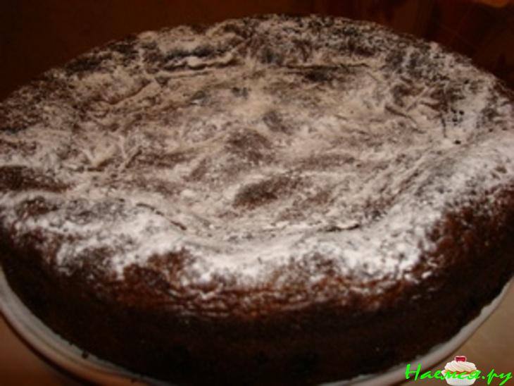 Творожно-клюквенный пирог с шоколадом по-новому