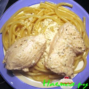 Курица в кефире