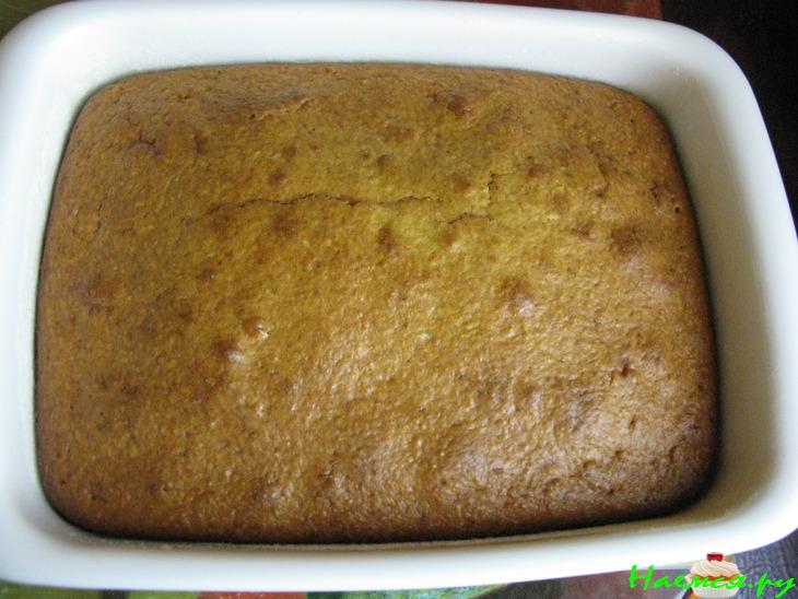 Кекс-пирог с кокосом и кусочками шоколада