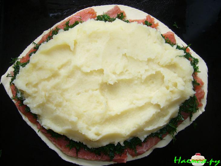 Рыбный пирог «Золотая рыбка»