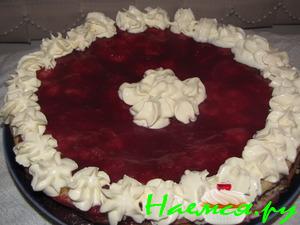 Тортик "Вишенки в снегу"