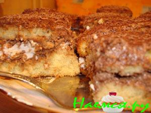 Торт с безе и кремом Торт с безе и кремом