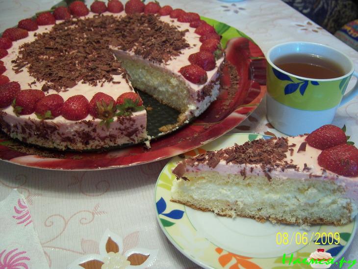 Итальянский клубничный торт Итальянский клубничный торт