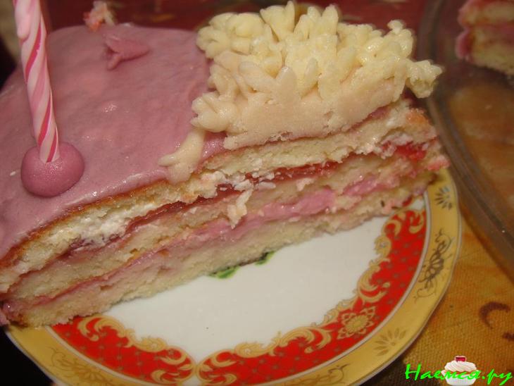 Сиреневый торт для любимой сестрёнки!