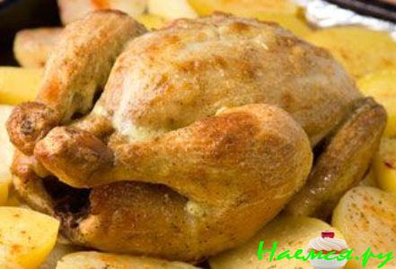 Курица с лимоном и картофелем