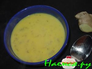 Острый, пряный, суп из тыквы. (Bариант)