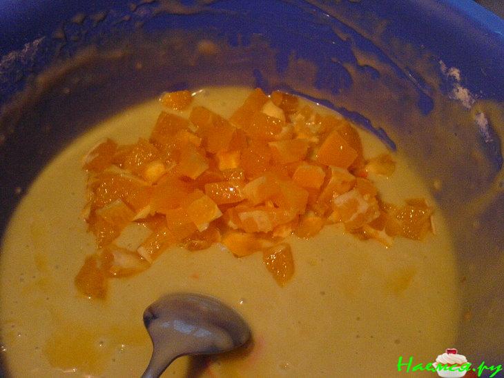 Тортик фруктово-апельсиновый