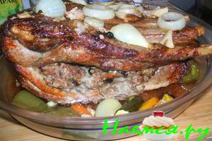 Фаршированная свиная грудинка