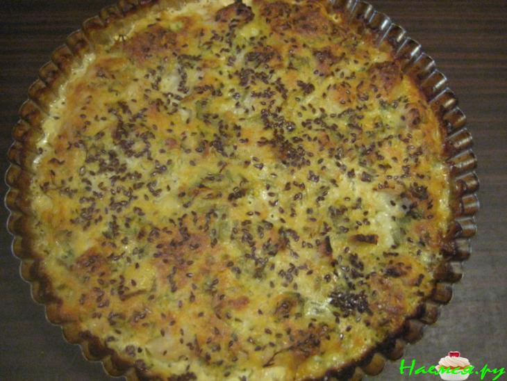 Запеканка с льняным семенем