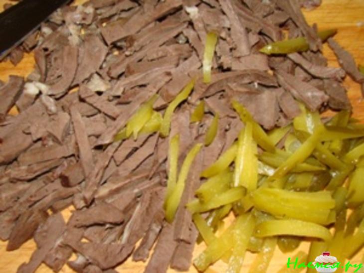 Салат "Гнездо"