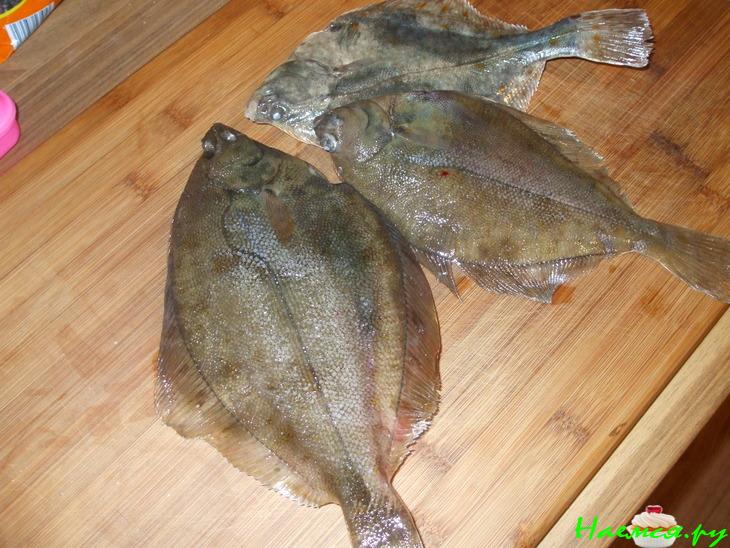 Камбала жареная