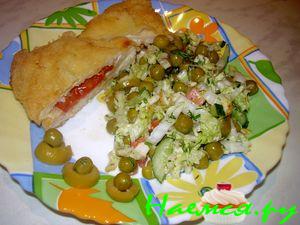 Осенний куриный салатик