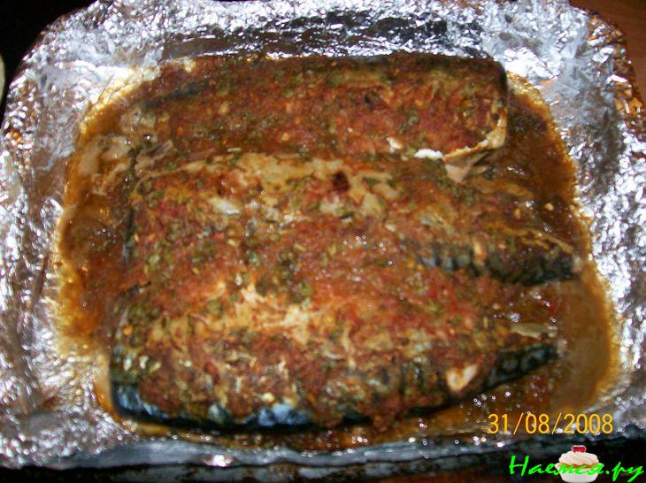 Рыбка запеченная в соевом соусе Рыбка запеченная в соевом соусе