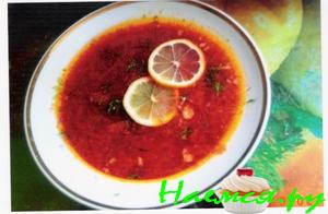 Щи по-русски из квашенной капусты, да со свеколкой