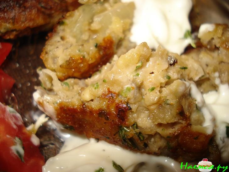 Баклажанные котлетки Баклажанные котлетки