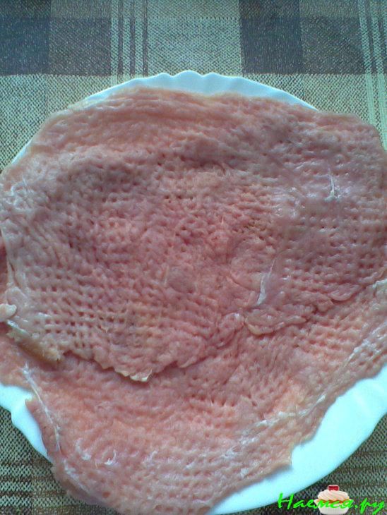 Конвертики с грибами и сыром