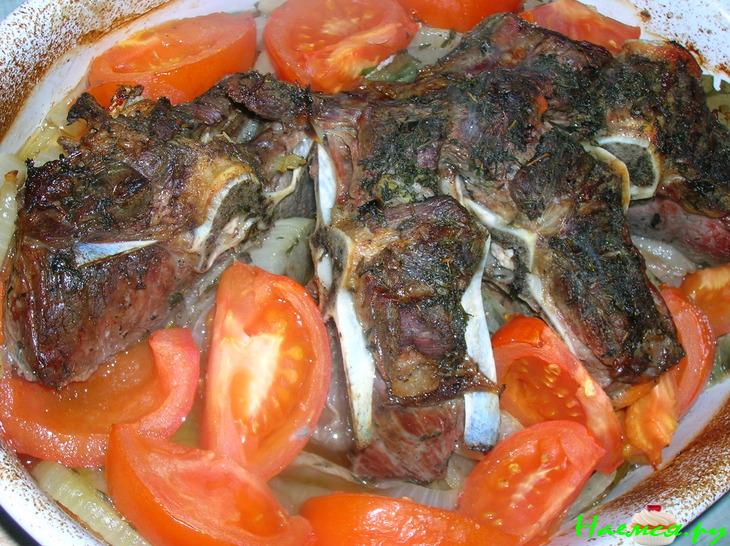 Седло барашка запеченное или баранина для ленивых