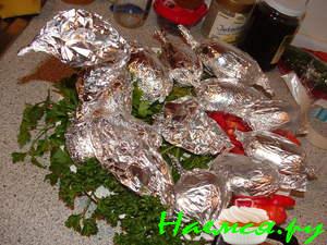 Картофель запечённый в фольге