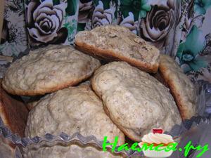 Бананово-овсяное печенье