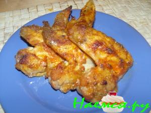 Куриные крылья в панировке