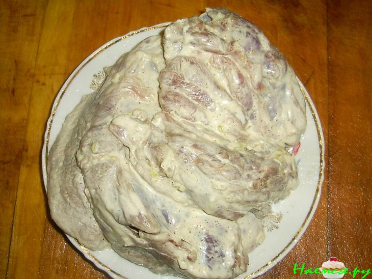 Свиная голенка с картошкой