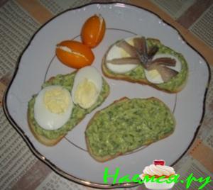 Бутерброды для любителей авокадо