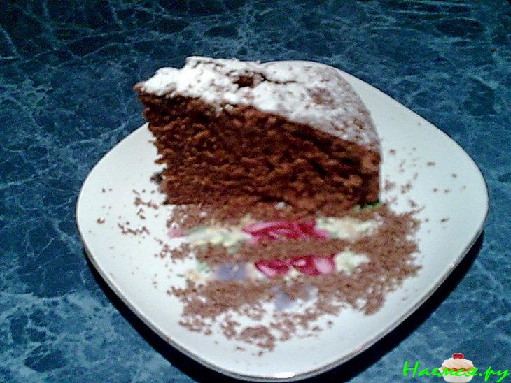 Шоколадный пирог с ванилью