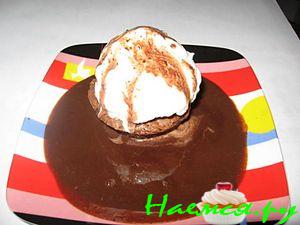 Шоколадное суфле с ванилью Шоколадное суфле с ванилью