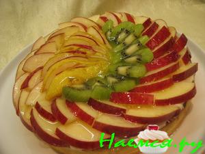 Торт Фруктовый с Кокосом