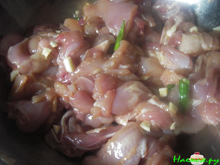 Острая курица по-китайски