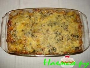 Пекинская капуста с копченным мясом