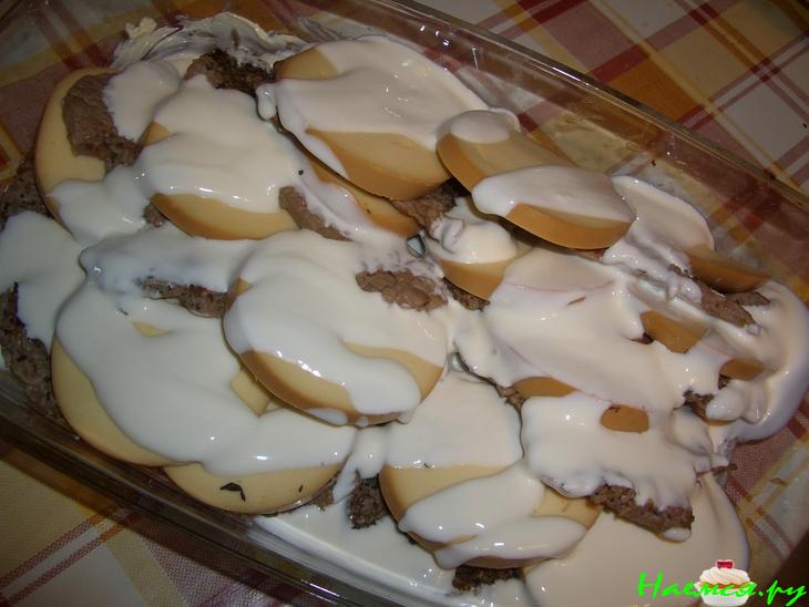 Говядина с колбасным сыром