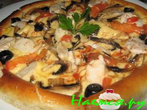 Пицца дрожжевая на молоке Пицца дрожжевая на молоке