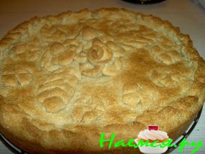 Гречневый пирог с грибами и яйцами