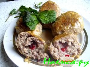 Котлеты с брусникой (мой вариант)