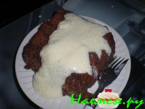 Шоколадный хлебный пудинг