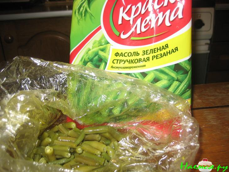 Фасоль стручковая в рукаве