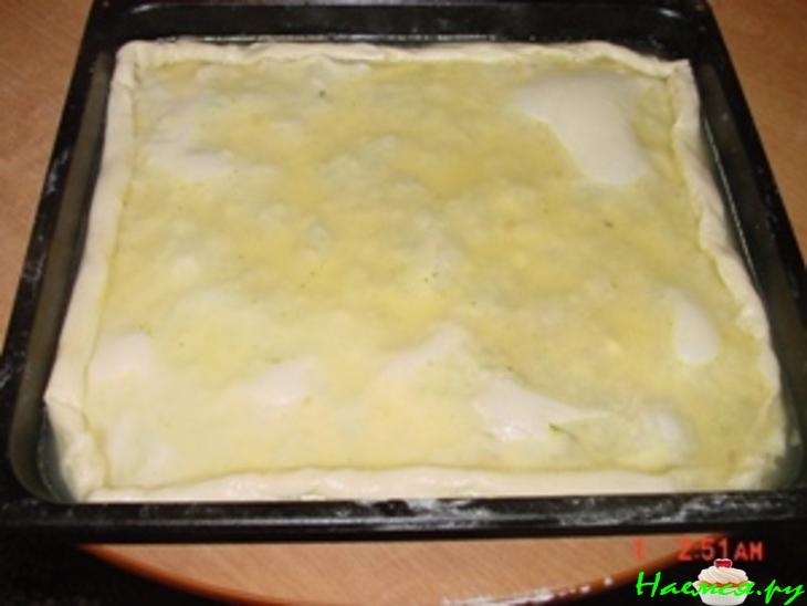 Лазанья с окорочками и грибами