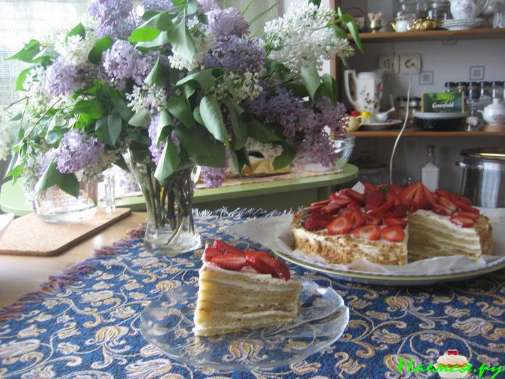 Торт творожно-сметанный